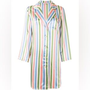 NWT Morgan Lane Jillian Night Shirt in Sherbert Stripes - Size Medium